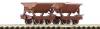Roco - 34498 - Side Tipping Wagons - Brown - Pack of 2