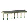 Bachmann - 44-0188A - S&DJR Wooden Canopy Green and Cream