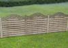 Gaugemaster - GM452 - 00 Gauge Wooden Fence panels with curved lattice top (3 pack)
