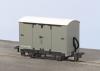 Peco - GR-220U - 4 Wheel Box Van Grey - unlettered