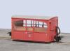 Peco - GR-563 - FR Bug Box Zoo car 1970's / 80's Red Livery