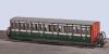 Peco - GR-601A - FR Short Bowsider Coach No.17 Early Preservation Livery