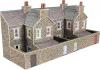 Metcalfe - PN177 - Low Relief Terraced House Backs in Stone