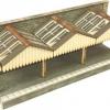 Metcalfe - PN941 - N Scale Wall Backed Platform Canopy
