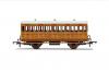 Hornby - R40104 - GNR, 4 Wheel Coach, 3rd Class, Fitted Lights, 1636