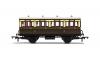 Hornby - R40111 - GWR, 4 Wheel Coach, 1st Class, Fitted Lights, 143