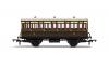 Hornby - R40112 - GWR, 4 Wheel Coach, 3rd Class, Fitted Lights, 1889