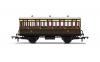 Hornby - R40112A - GWR, 4 Wheel Coach, 3rd Class, Fitted Lights, 1882
