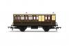Hornby - R40114 - GWR, 4 Wheel Coach, Brake 3rd, Fitted Lights, 301