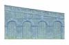 Hornby - R7375 - High Stepped Arched Retaining Walls x 2 (Blue Brick)