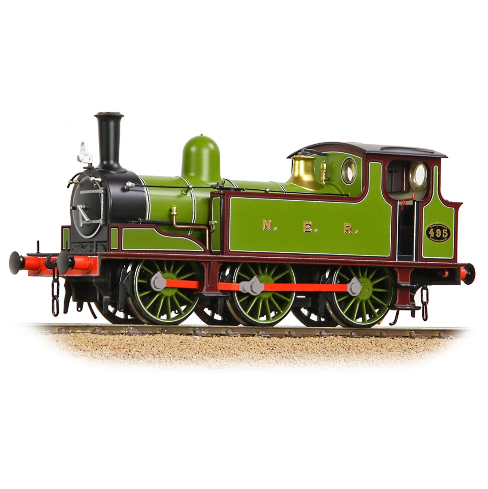 NER E Tank 495 NER Lined Green & Maroon