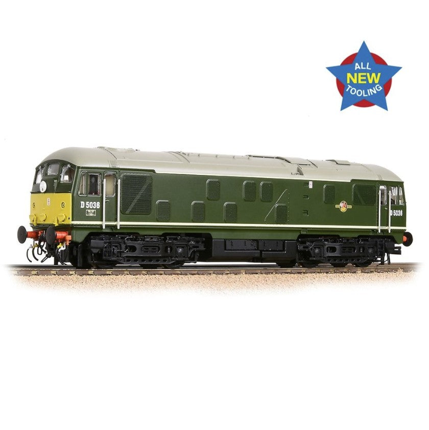 Class 24/0 D5036 Disc Headcode BR Green