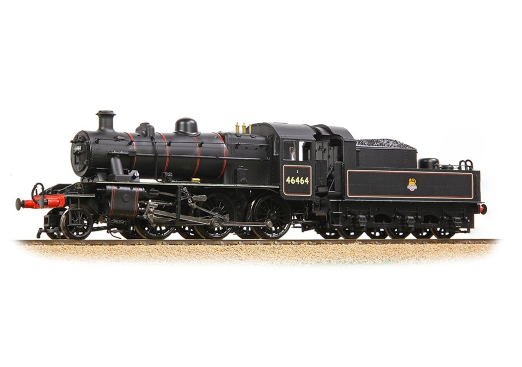 32-832 - LMS Ivatt 2MT 46464 BR Lined Black (Early Emblem)