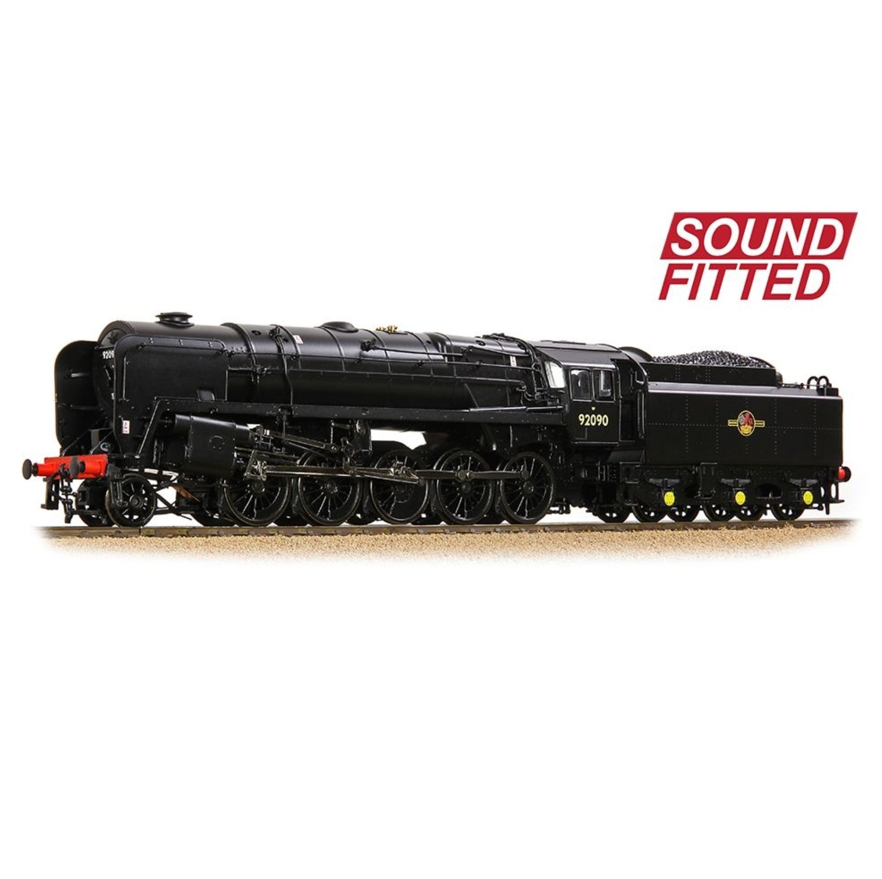 BR Std 9F BR1G Tender 92090 BR Black Late Crest