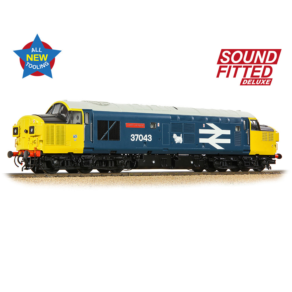 Class 37/0 Split Headcode 37043 'Loch Lomond' BR Blu