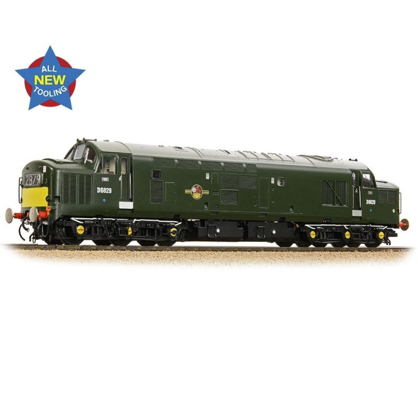 37/0 Centre Headcode D6829 BR Green Small Yellow Panel