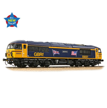 Class 69 69001 'Mayflower' GBRf (UK & US Flags)