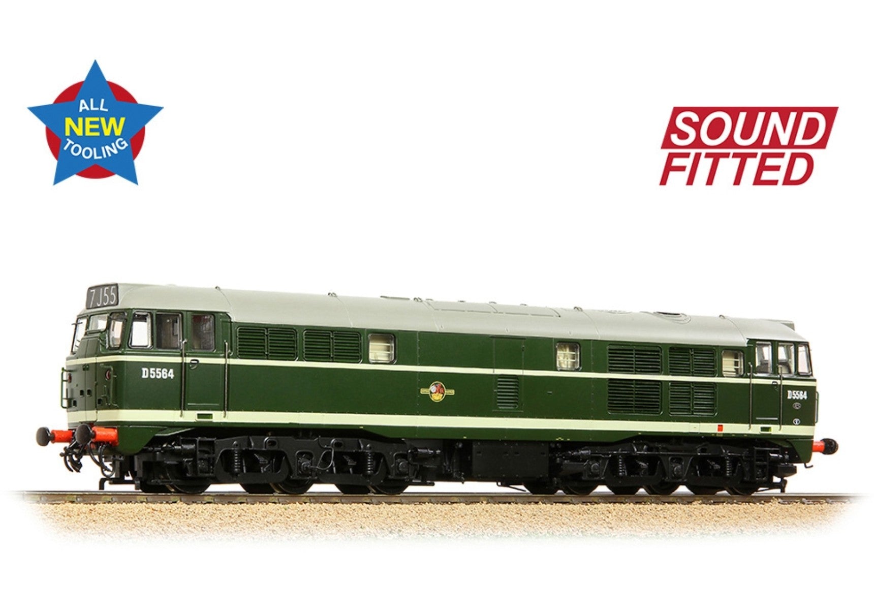 35-801SF - Class 30 D5564 BR Green (Late Crest)