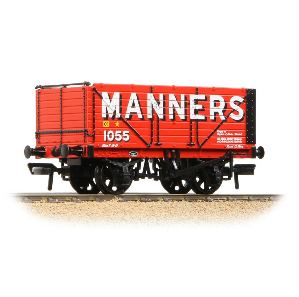 8 Plank End Door Wagon 'Manners' Red