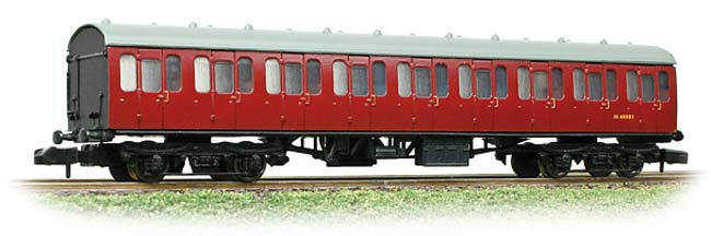 BR Mk1 57ft Suburban Compartment Second Crimson