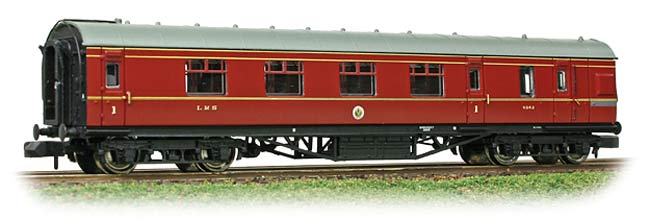 Stanier Brake First LMS Crimson Lake