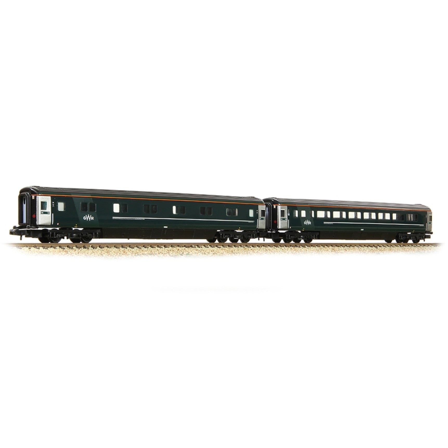BR Mk3 Night Riviera 2-Coach Pack GWR Green Pack B