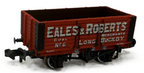 377-075B - 7 Plank Fixed End Wagon 'Eales & Roberts'