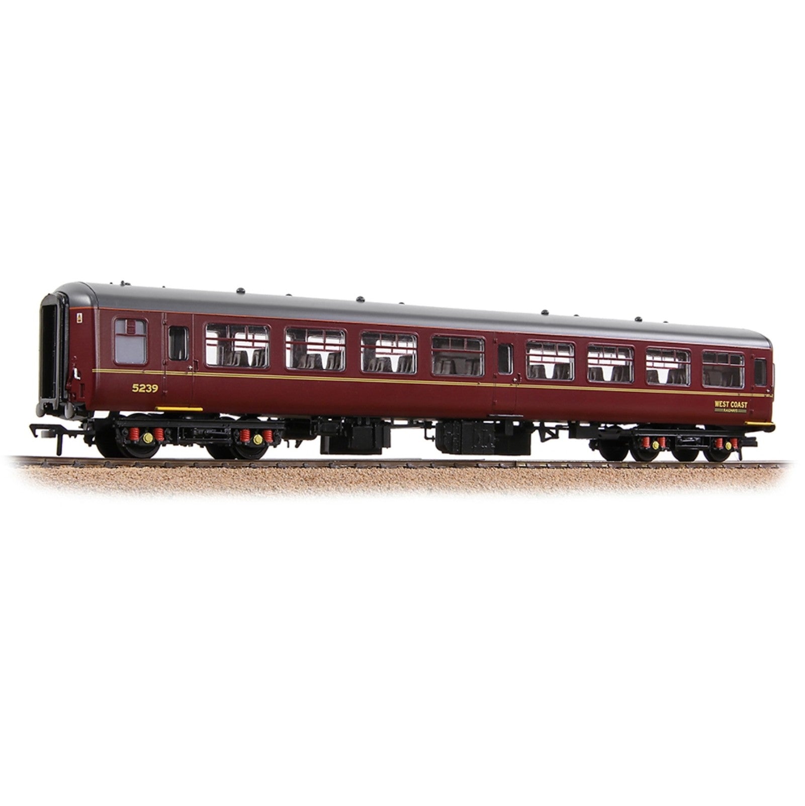 BR Mk2 TSO Tourist Second Open WCRC Maroon