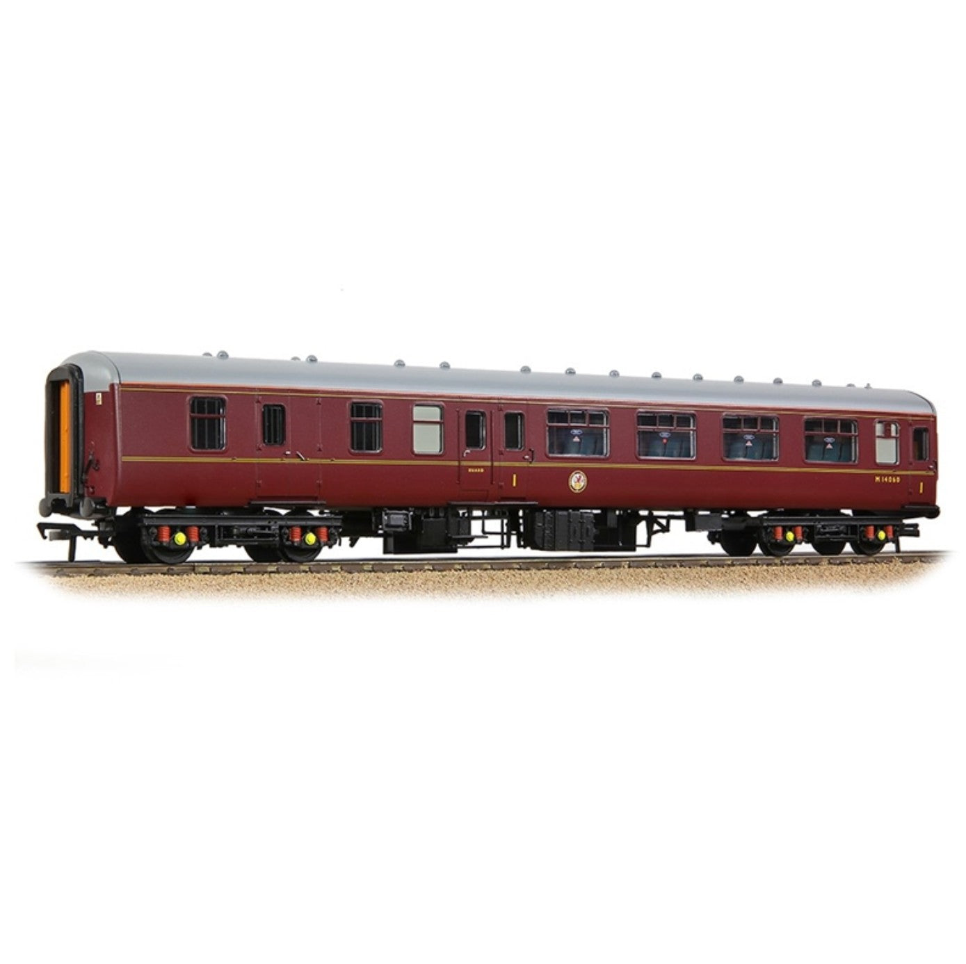 BR Mk2A BFK Brake First Corridor BR Maroon Support Coach