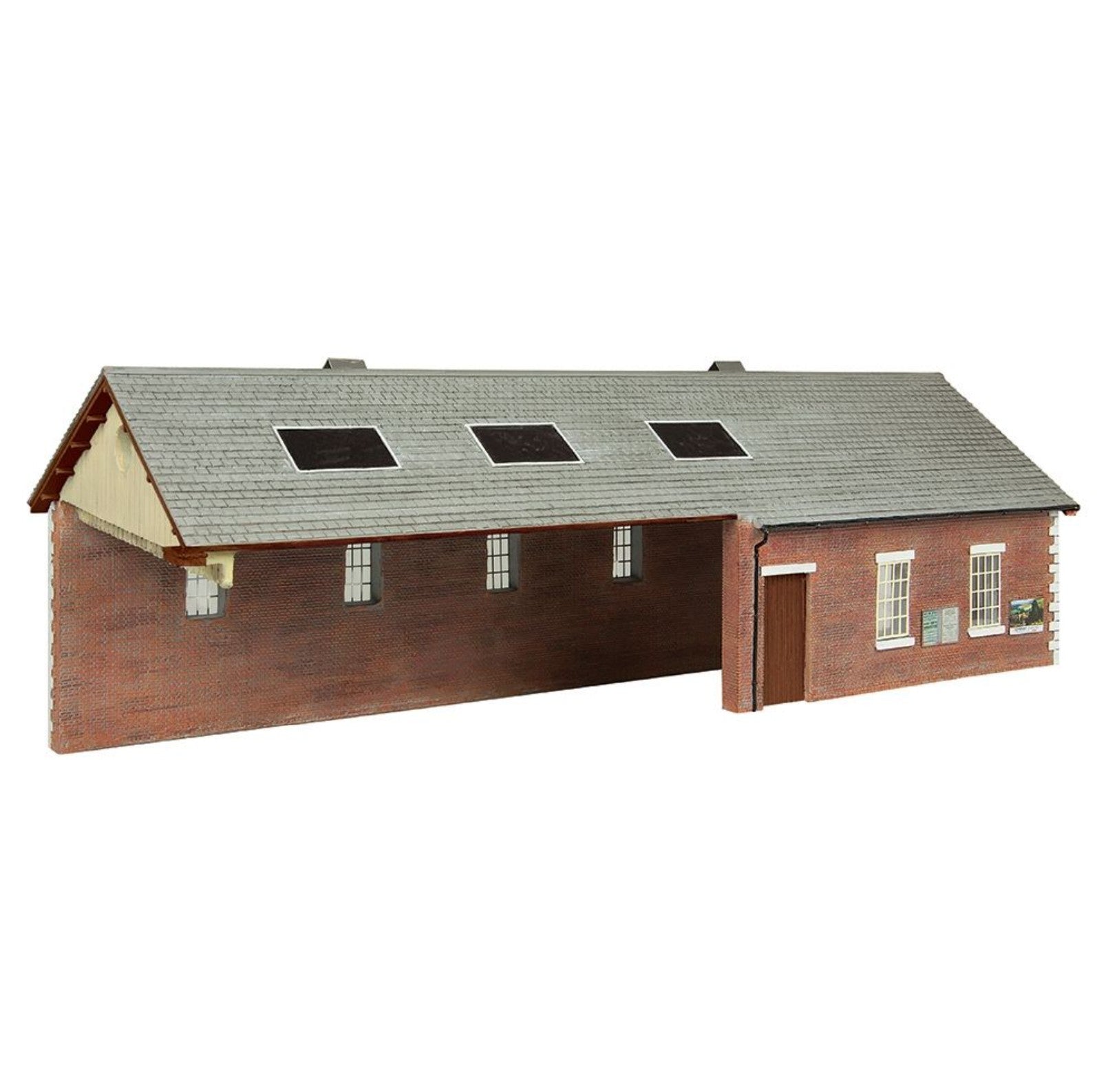 S&DJR Train Shed Chocolate and Cream