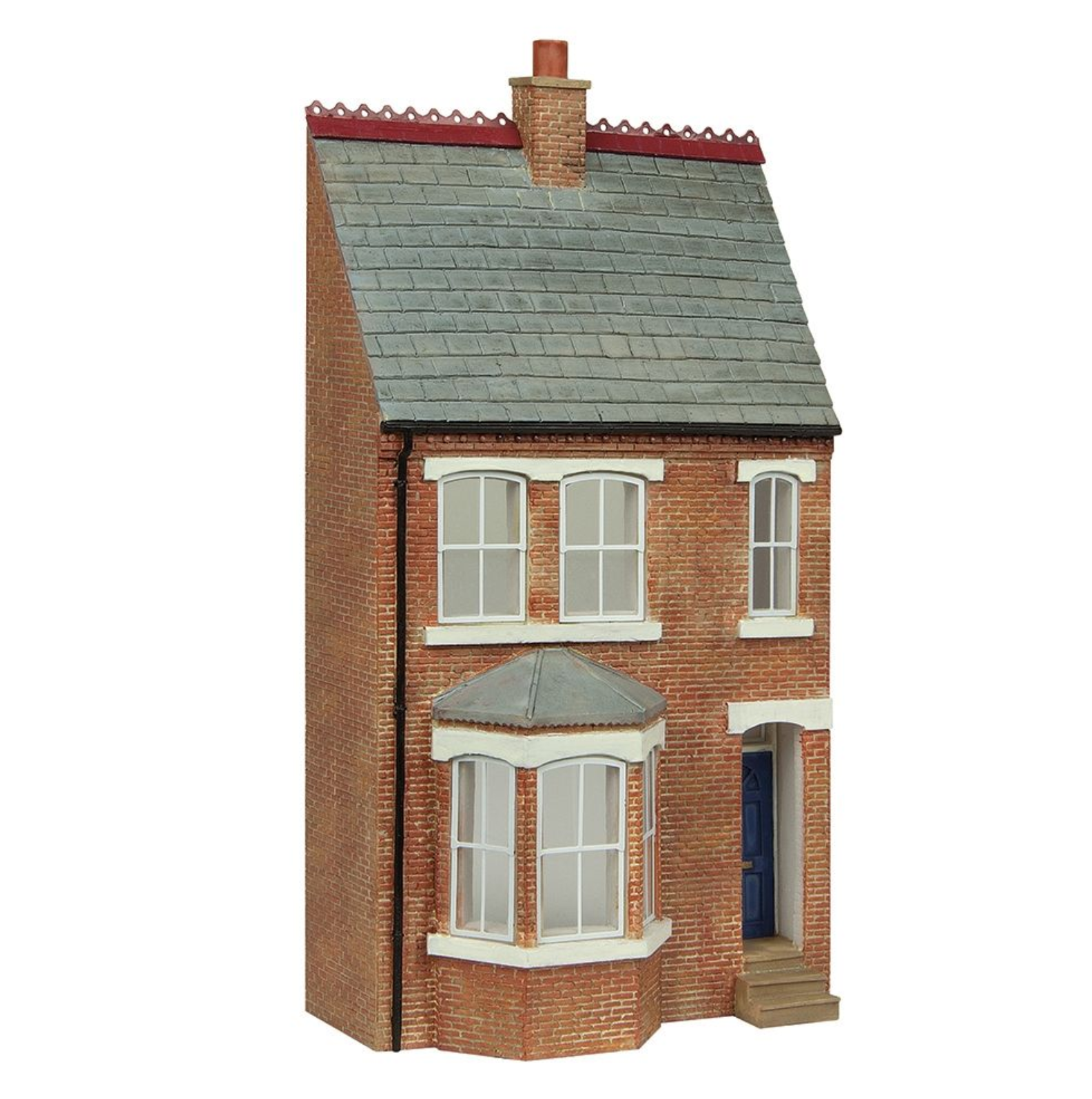 Low Relief Left Hand Bay Terrace Blue