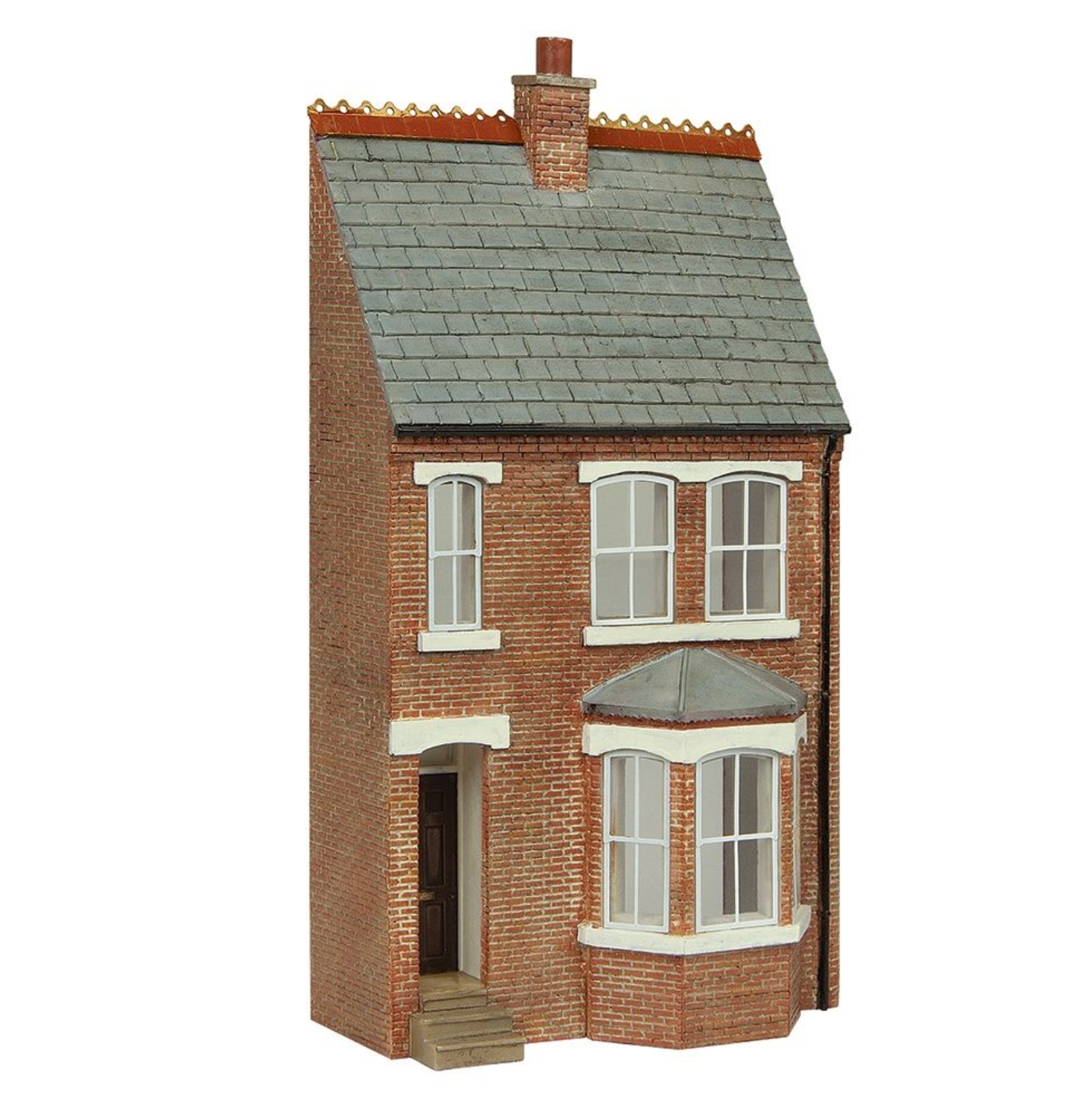 Low Relief Right Hand Bay Terrace Black