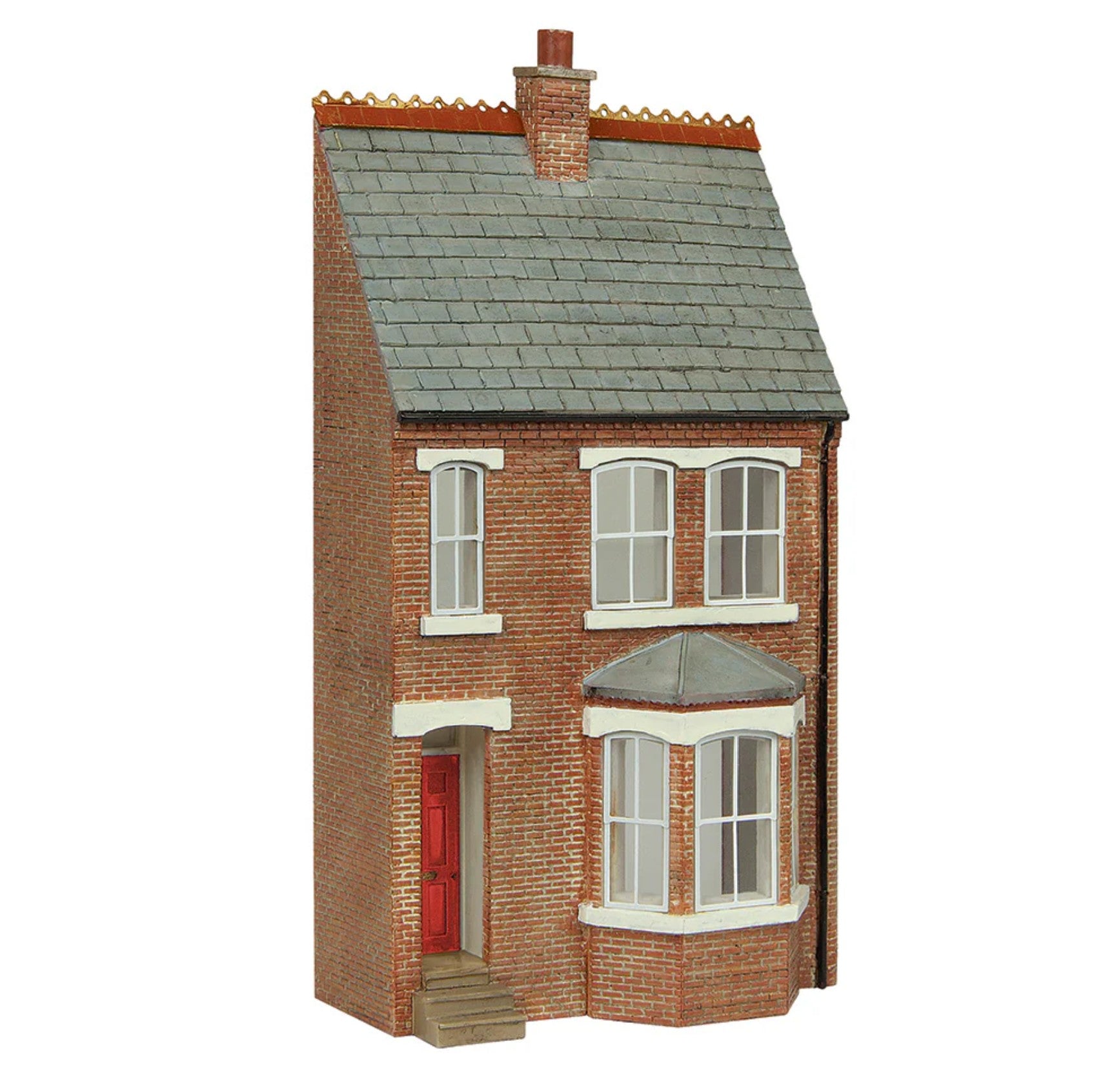 Low Relief Right Hand Bay Terrace Red