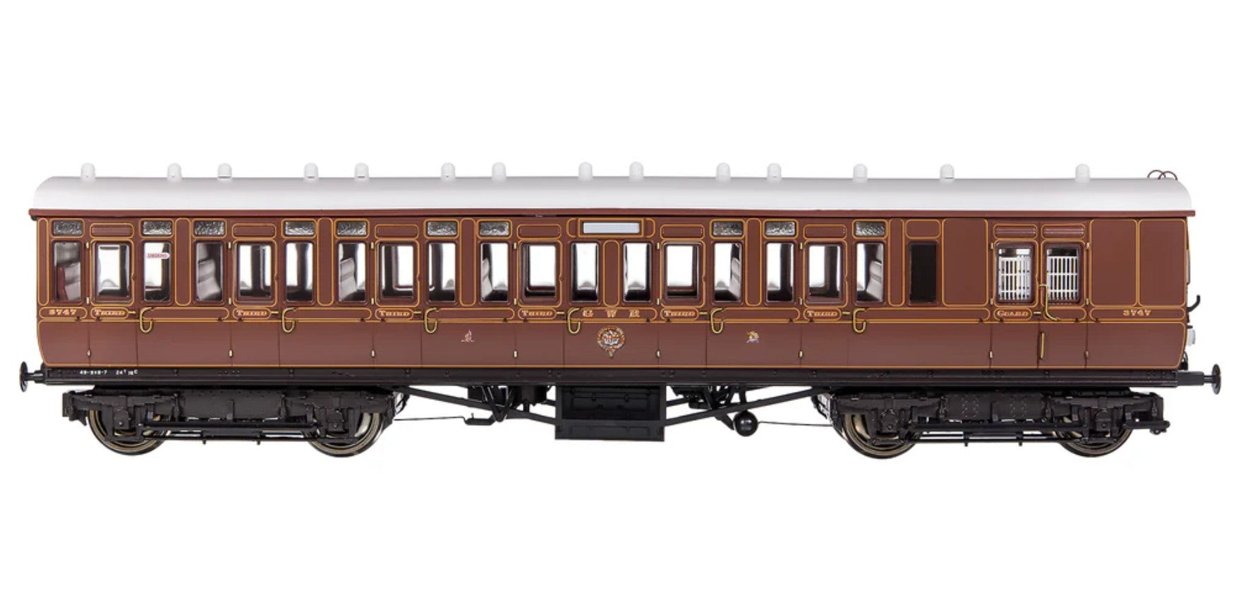 GWR Toplight Mainline City Lined Crimson 3rd Brake