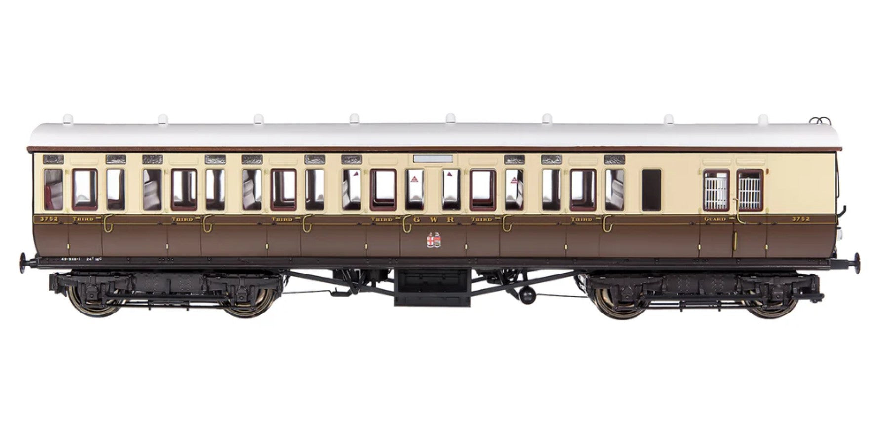 GWR Toplight Mainline City T Cty Choc/Cm 3rd Brake