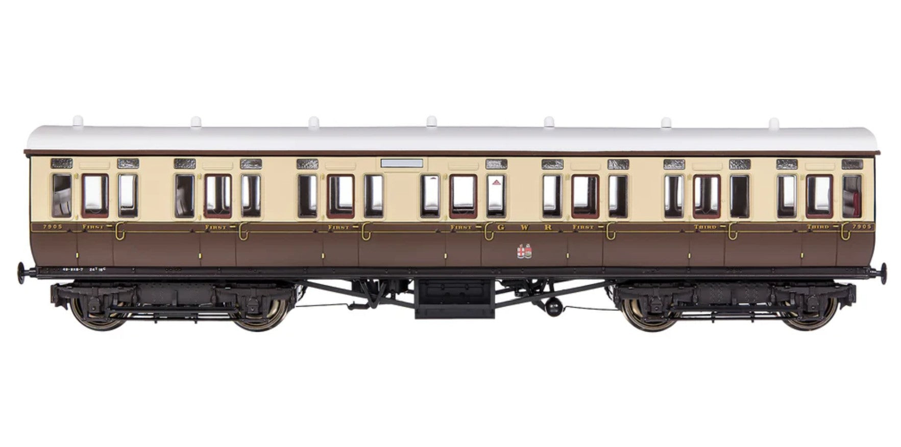 GWR Toplight Mainline City T Cty Choc/Cm Composite