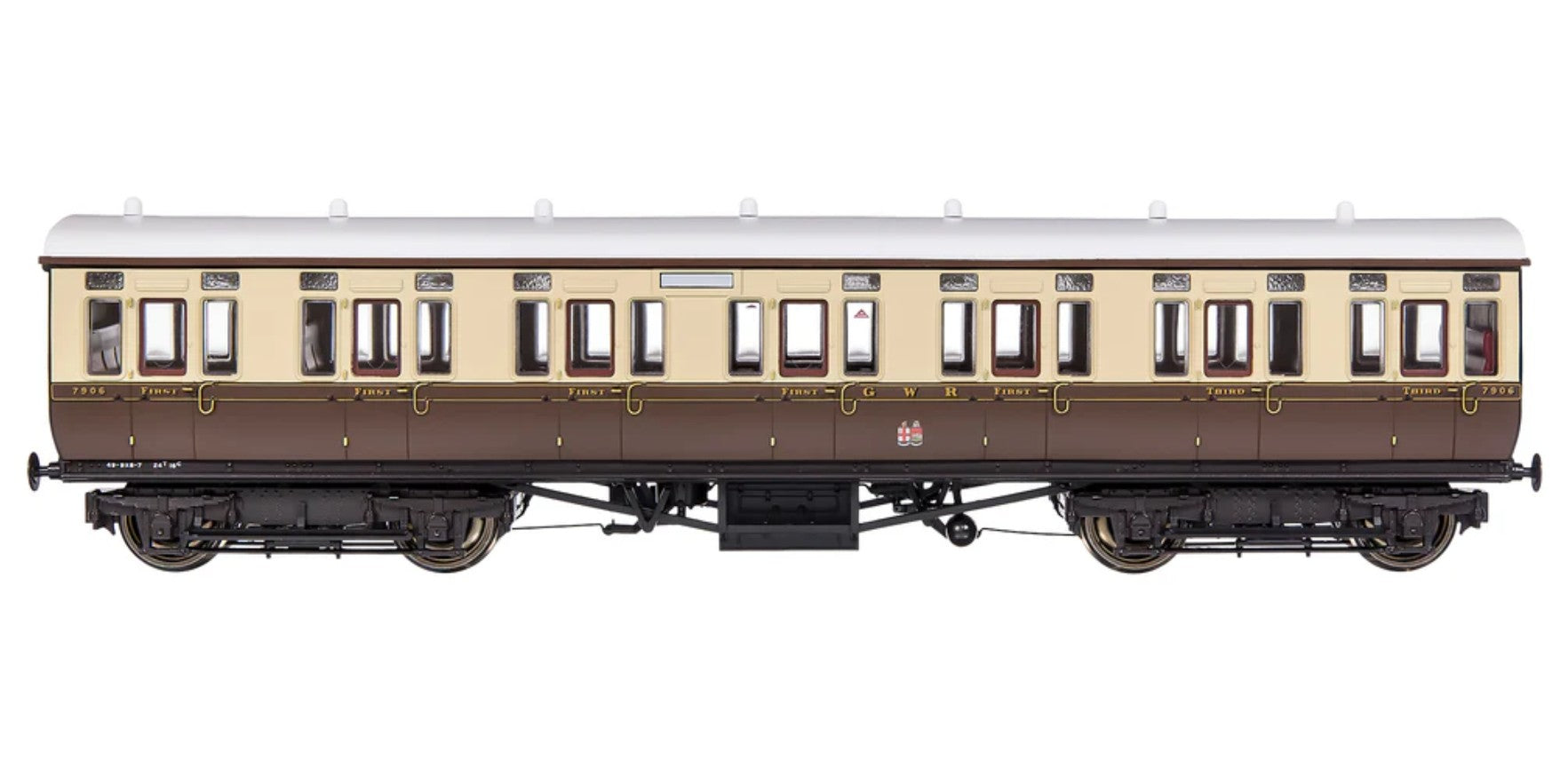 GWR Toplight Mainline City T Cty Choc/Cm Composite