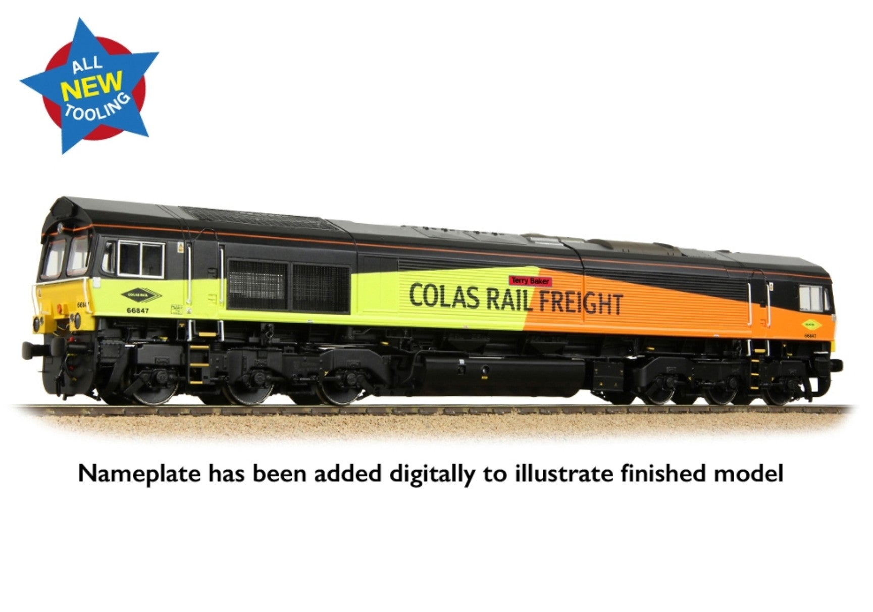 Class 66/8 66847 'Terry Baker' Colas Rail Freight