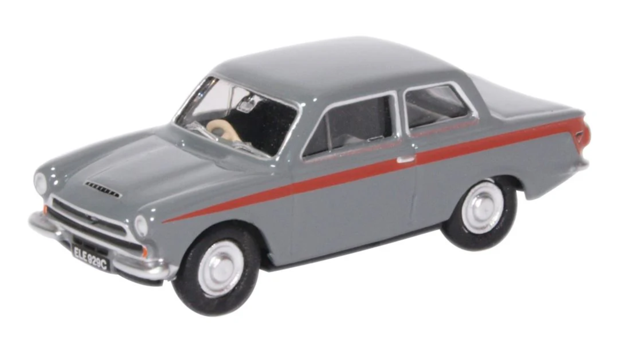Ford Cortina MkI Lombard Grey/Red
