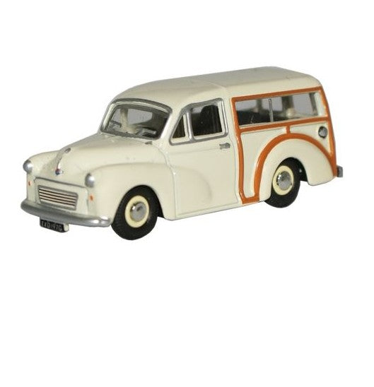 76MMT001 - Morris Minor Traveller Old English White