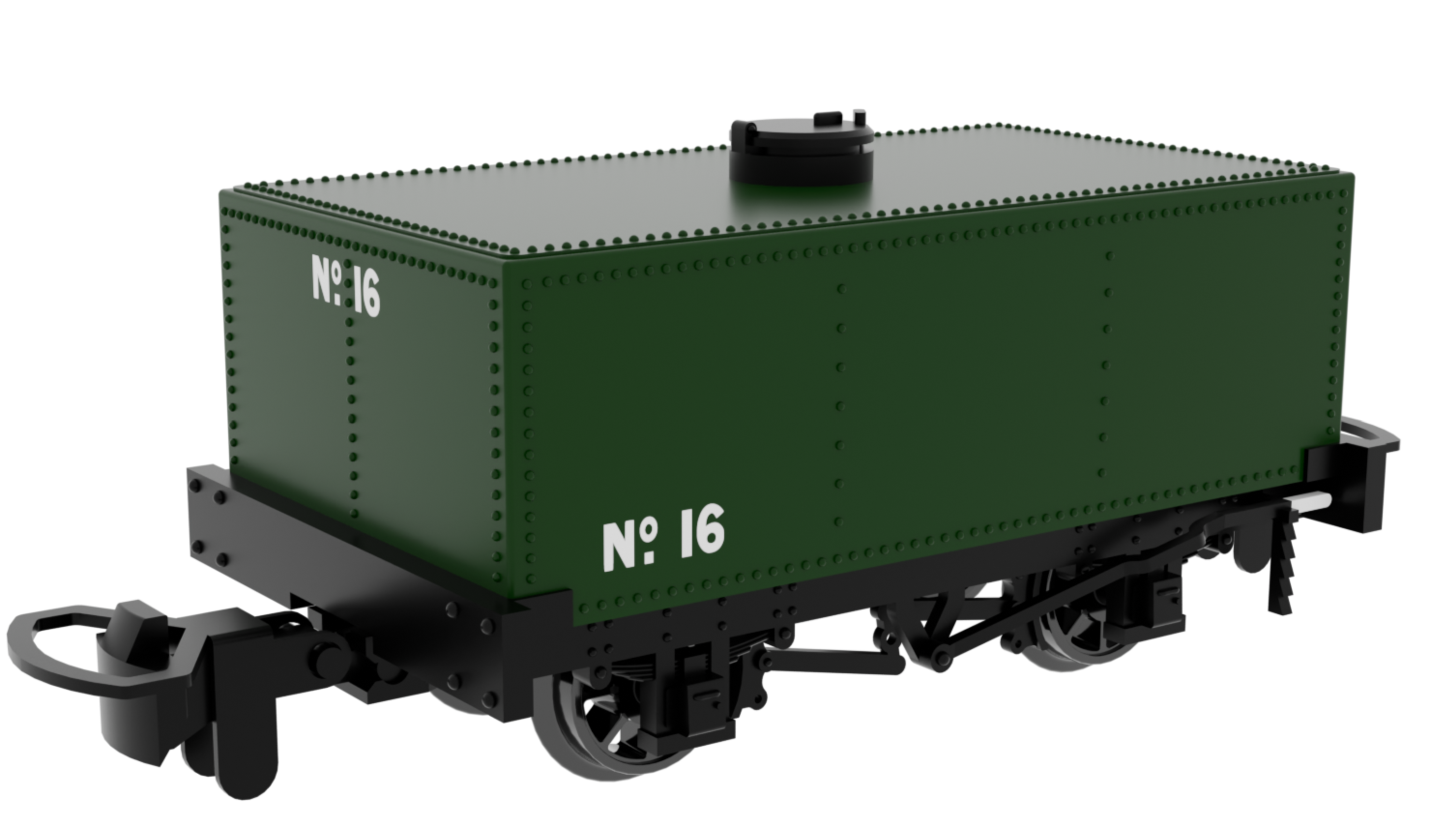 833102 - 009 Rectangular Tank - Plain Green No. 16