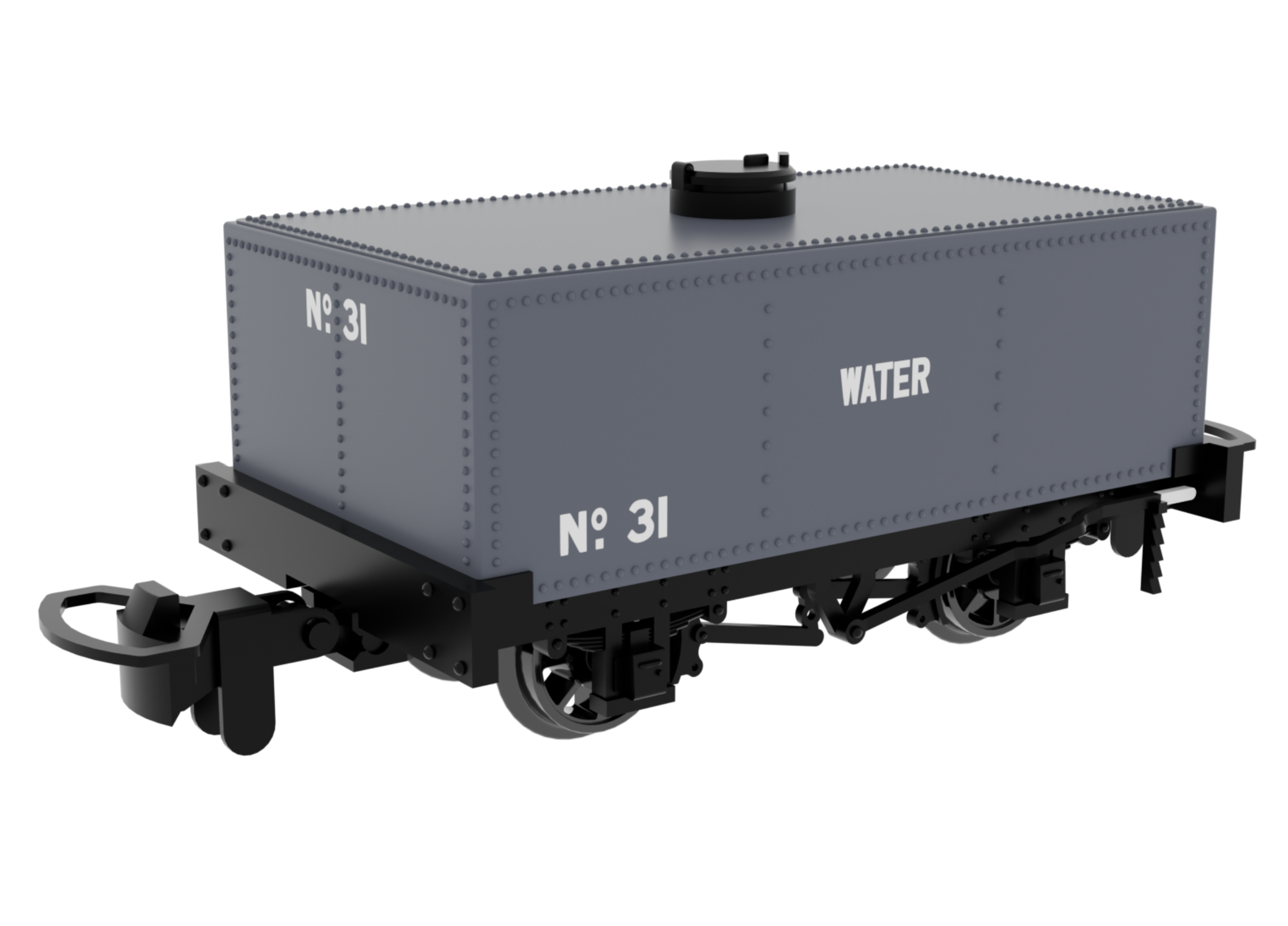 833103 - 009 Rectangular Tank - Dark Grey 'WATER' No. 31