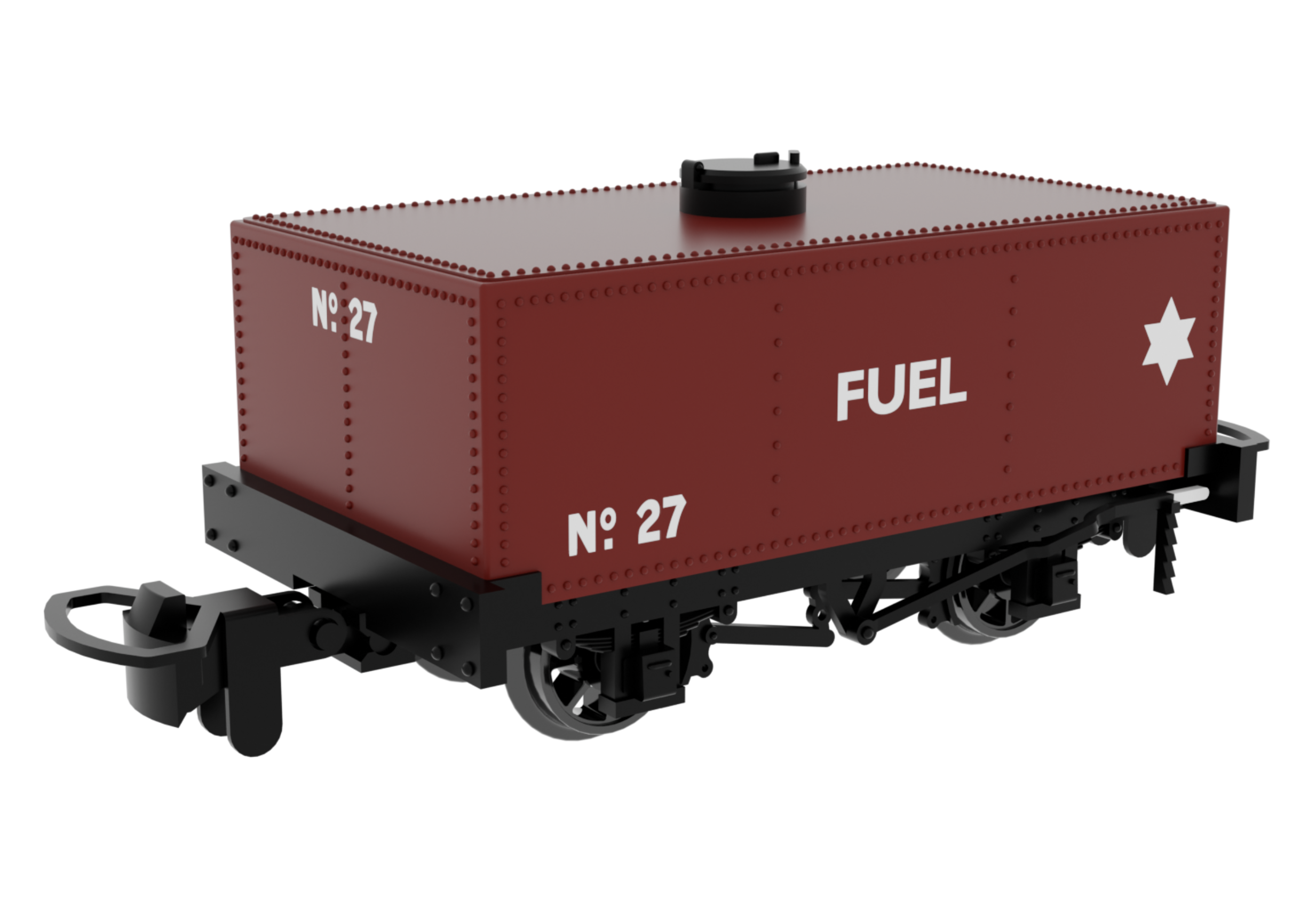 833104 - 009 Rectangular Tank - Red 'FUEL' No. 27