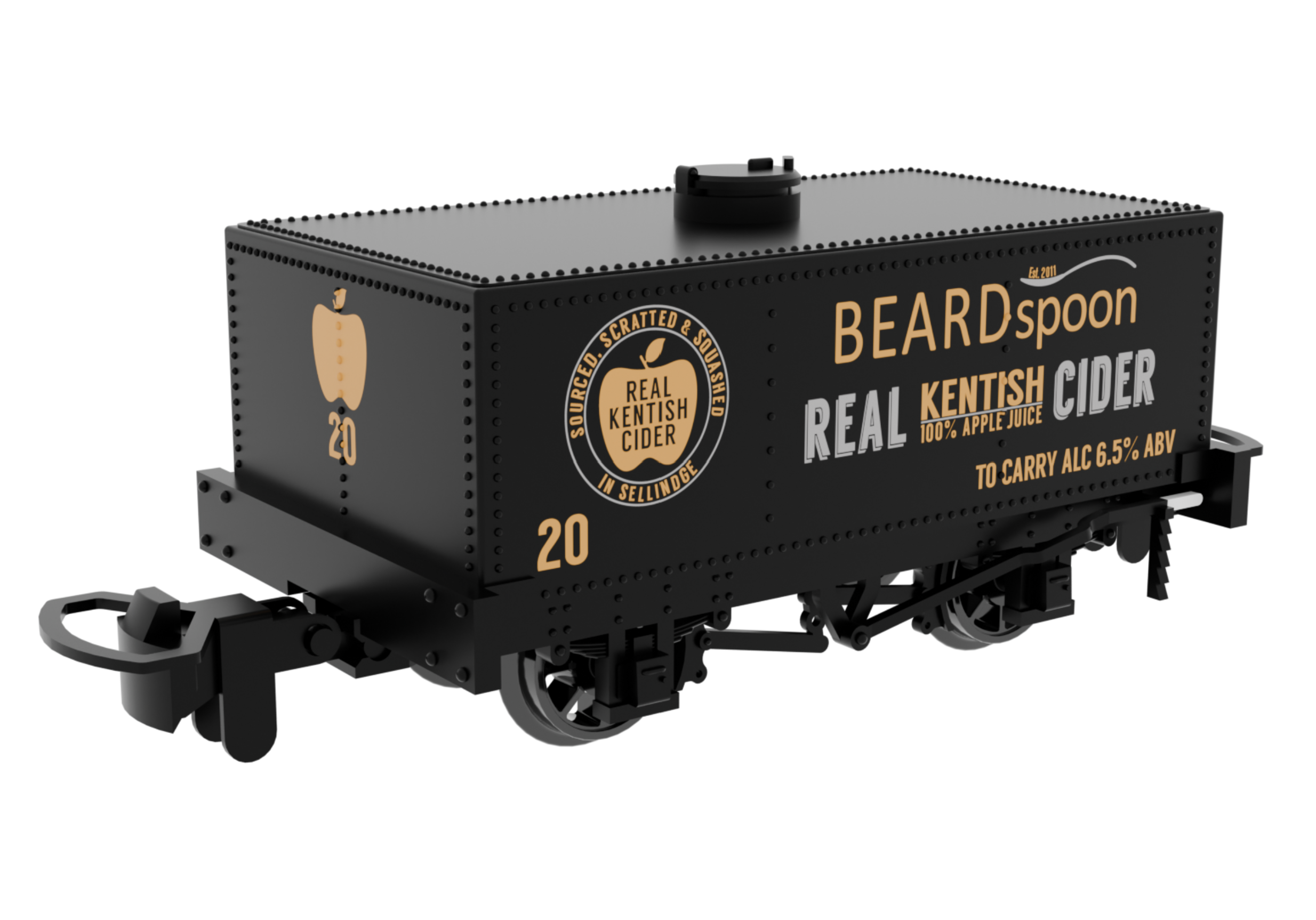 833107 - 009 Rectangular Tank - Beardspoon Cider No. 20