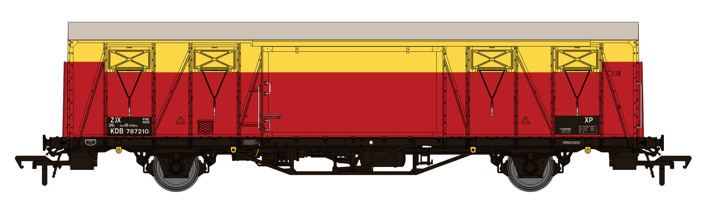 ZJX No. KDB787210, S&T ‘Satlink’ red/yellow
