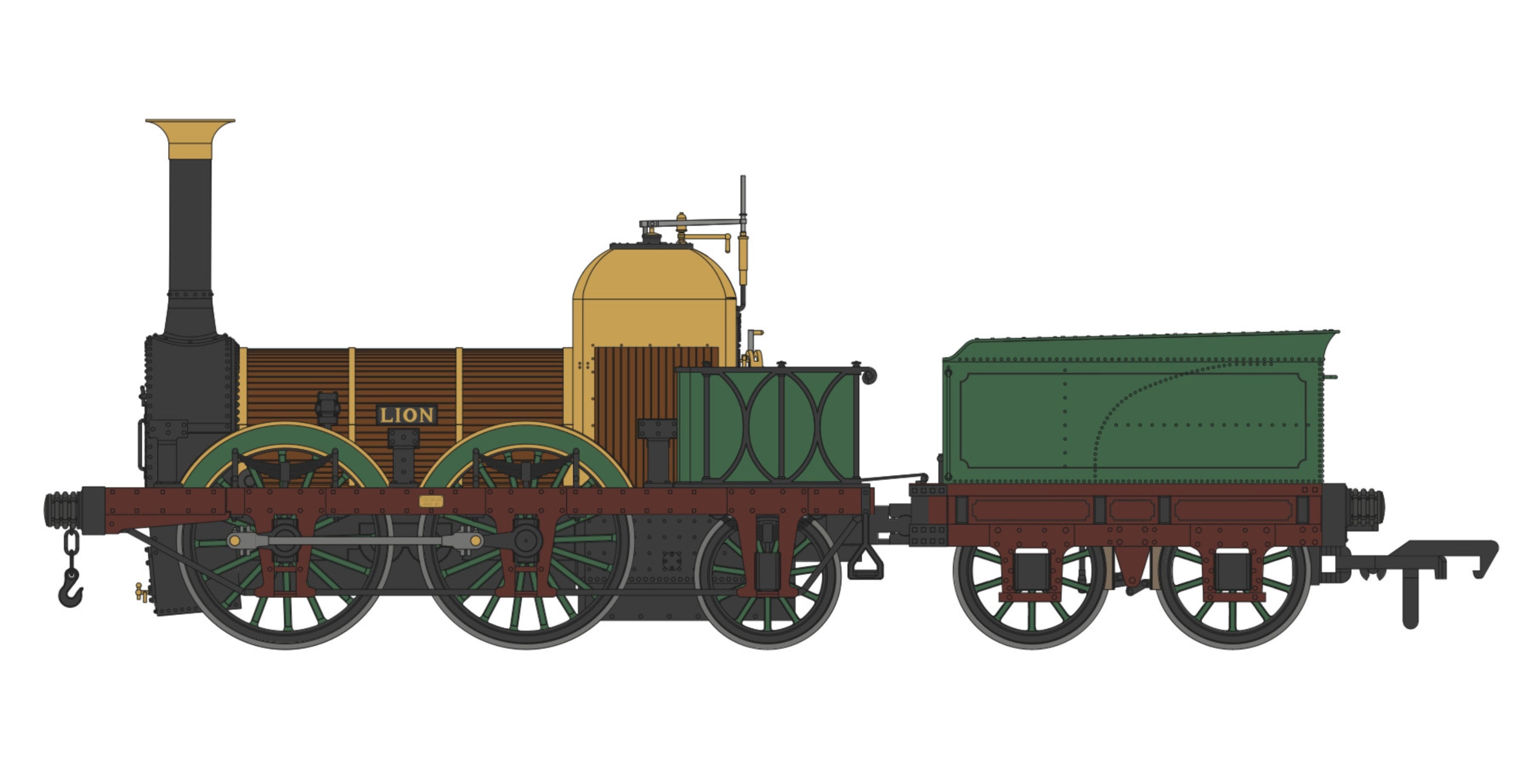 Liverpool & Manchester Railway Lion (1930 Condition)