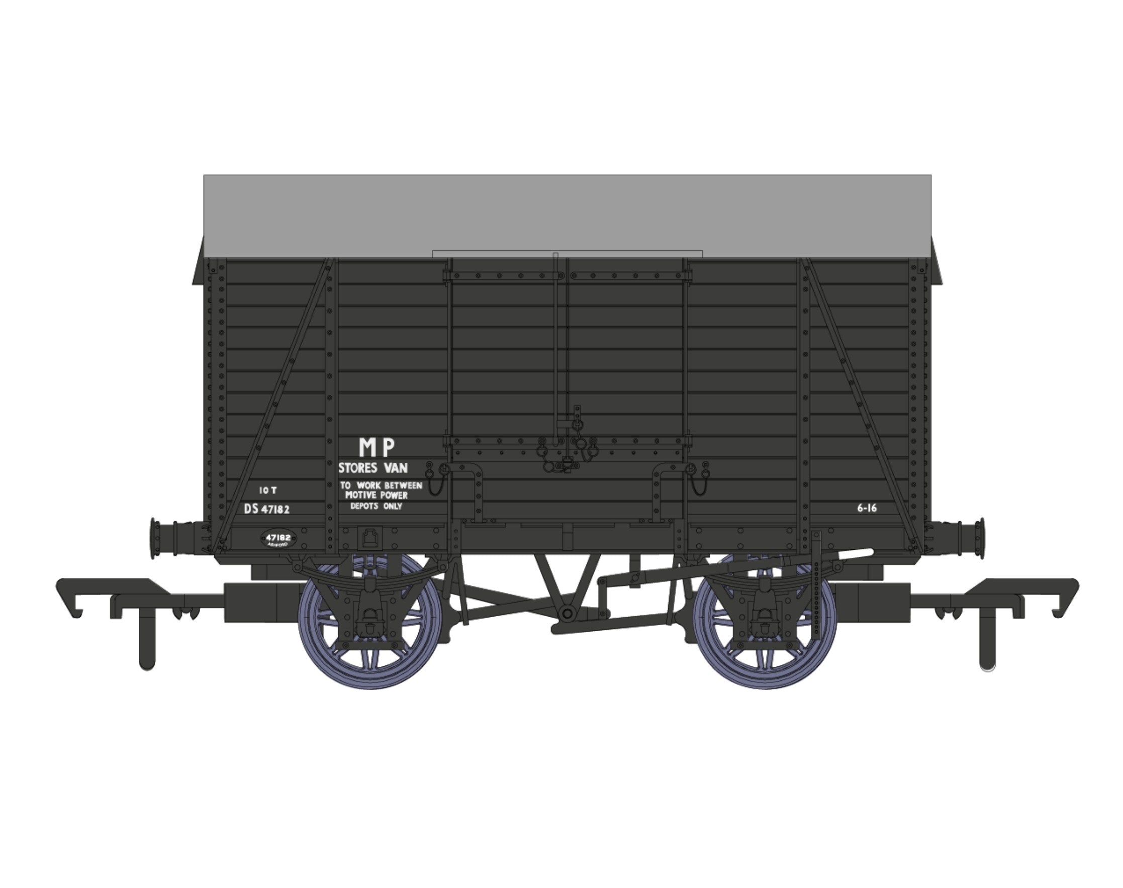 D1426 10t Covered Van BR Departmental No.DS47182