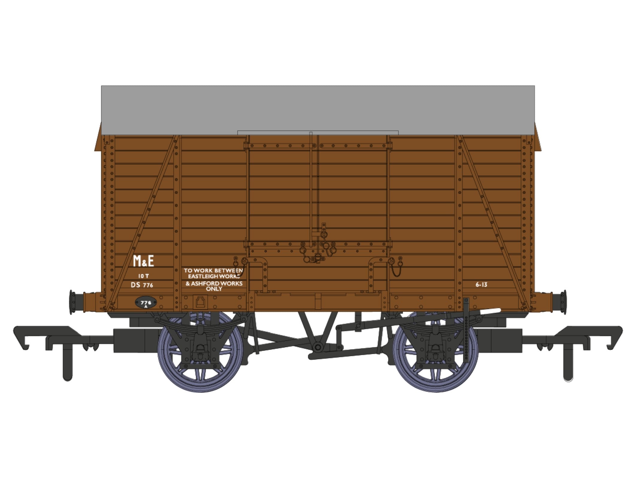 D1426 10t Covered Van BR Departmental No.DS776