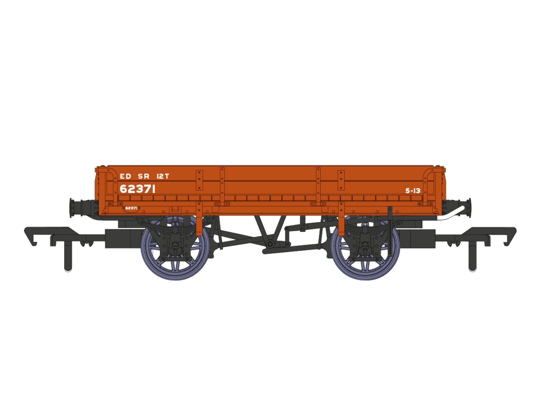 D17444 Ballast Wagon SR (post 36) No.62371