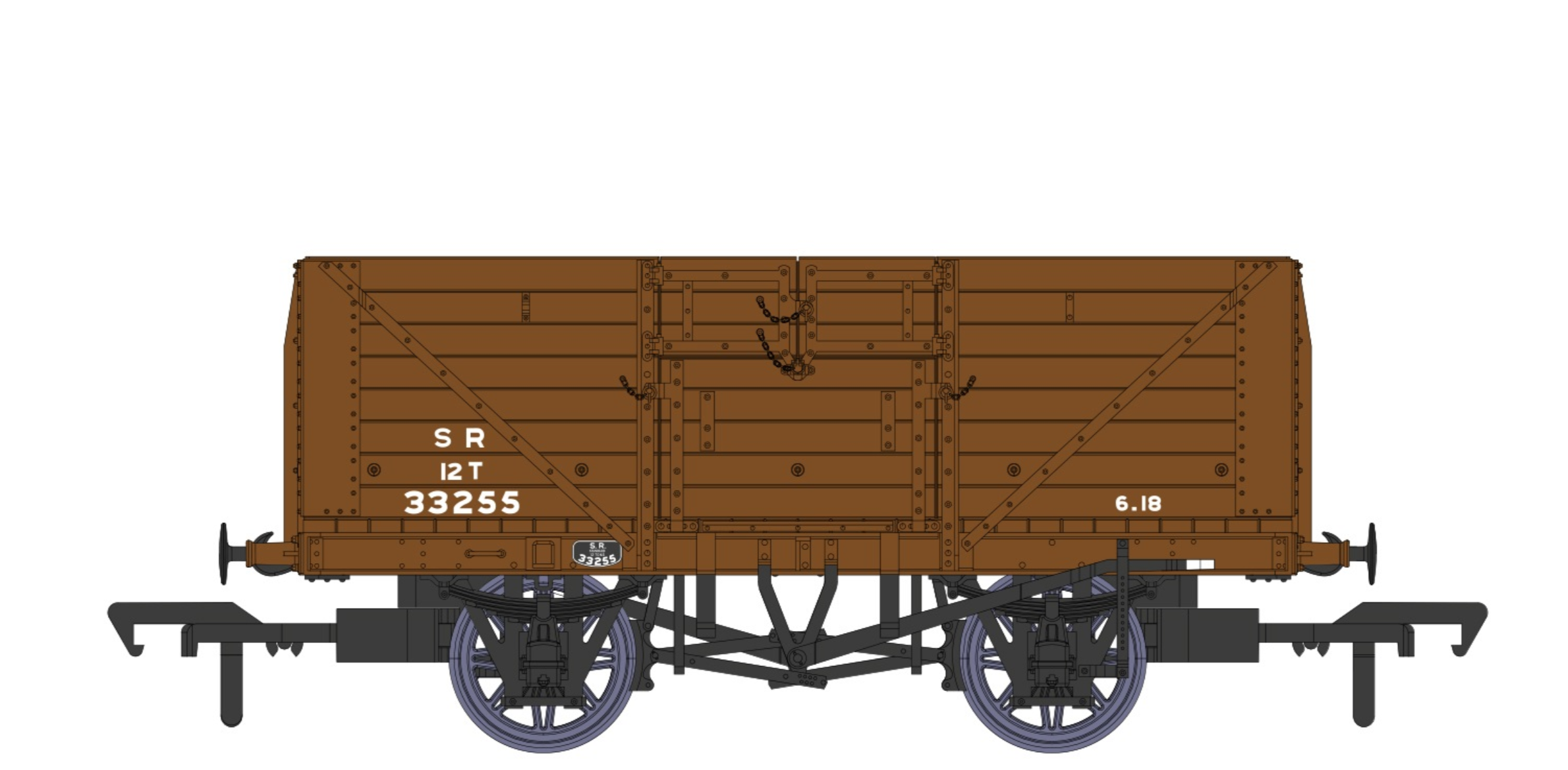 SR 8 Plank Open Dia.1379 SR Brown Post 1936 33255